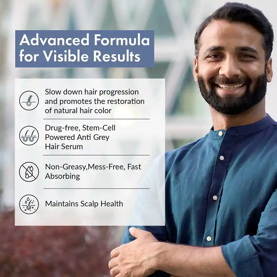 Anti-Grey Hair Prime Serum, 50 ml + Supplements 30N - Image 9