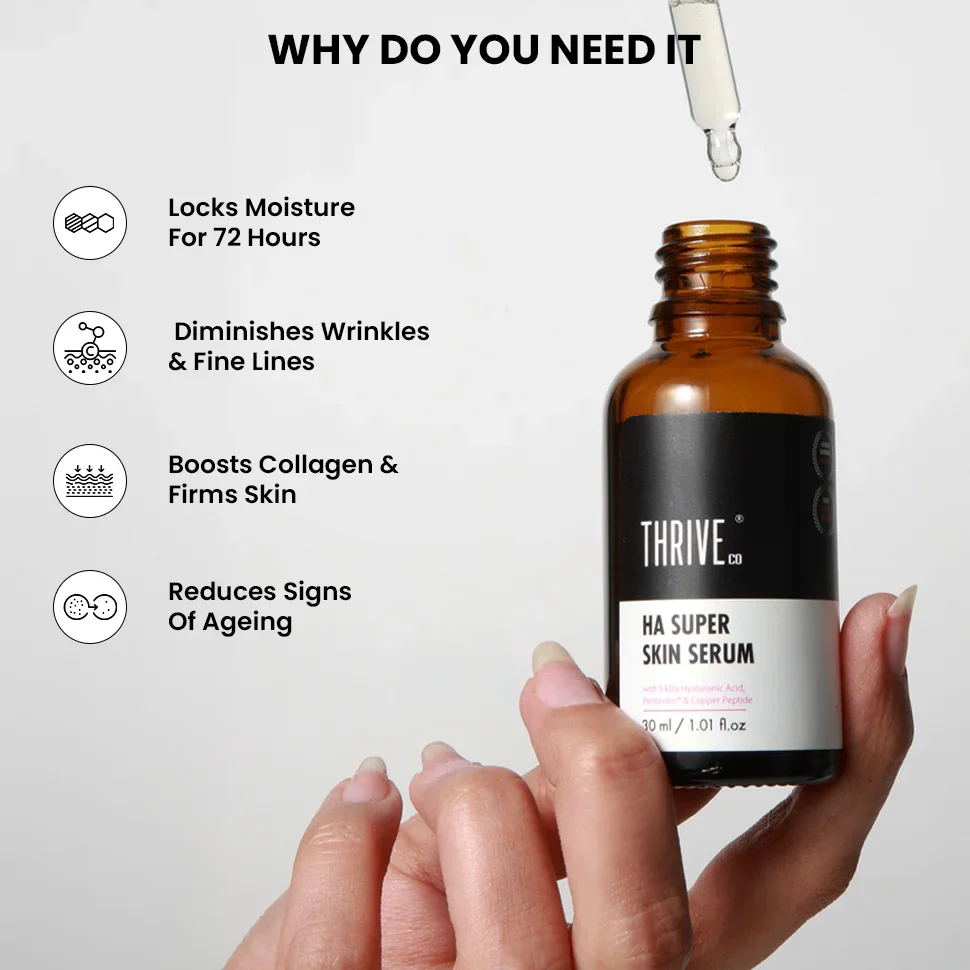 Regenerative 5Kda Hyaluronic Acid Super Serum for Radiant Skin, 30ml - Image 4