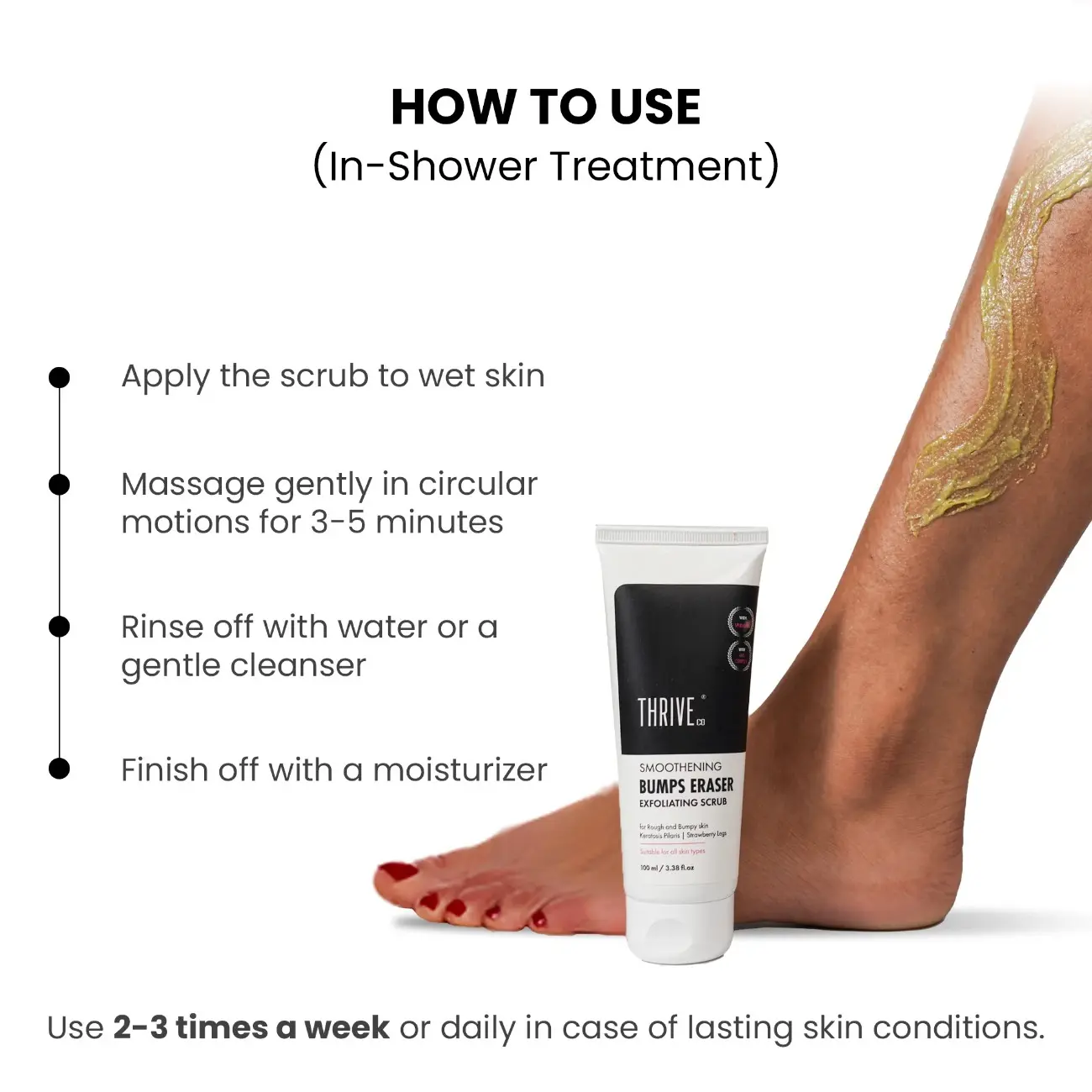 Smoothening Bumps Eraser Exfoliating Scrub, 100ml - Image 4